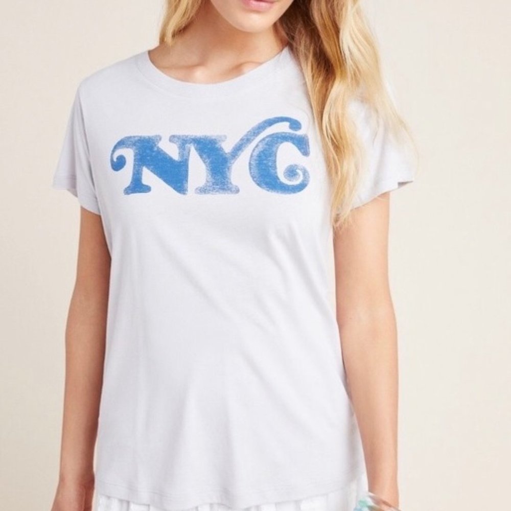 Anthropologie  LetLuv Women's NYC Graphic Tee L&XL
